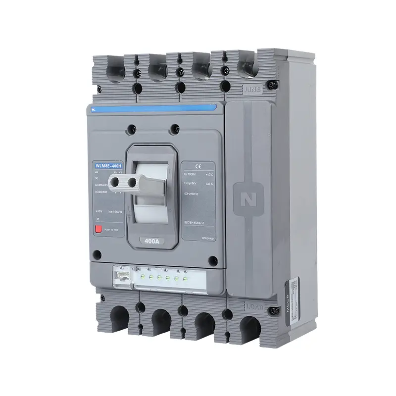 WLM8E-400H-4300 4 poles circuit breaker LSIG MCCB circuit breaker electric 400A MCCB