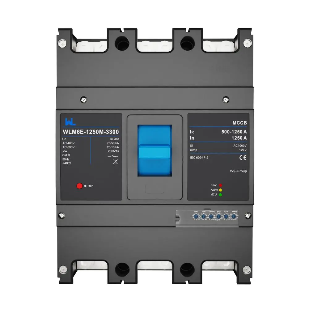 MCCB circuit breaker WLM6E-1250A-3300...