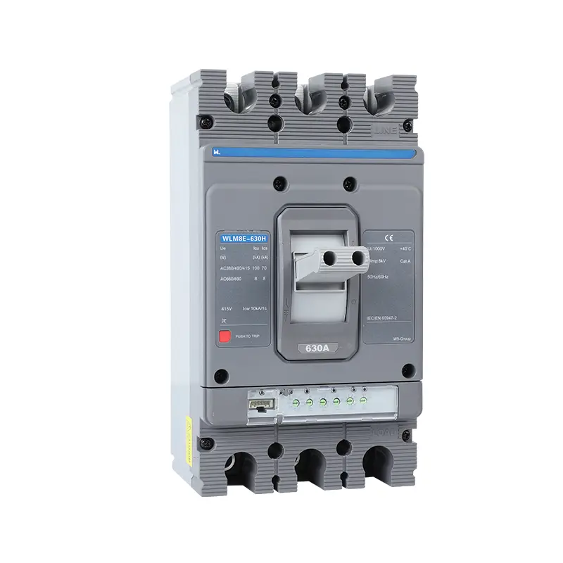 WLM8E-630H-3300 WLM8E Series electronic circuit breaker Molded Case Circuit Breaker 630a mccb low voltage circuit breaker